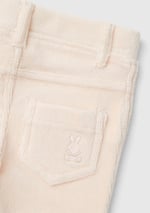 United Colors of Benetton Arka Cebi Tavşan İşlemeli Sahte Cepli Pantolon Kot Pantolon Bebek