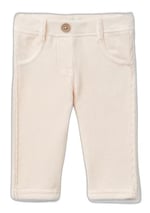 United Colors of Benetton Arka Cebi Tavşan İşlemeli Sahte Cepli Pantolon Kot Pantolon Bebek
