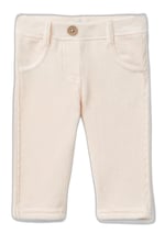 United Colors of Benetton Arka Cebi Tavşan İşlemeli Sahte Cepli Pantolon Kot Pantolon Bebek
