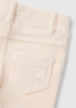 United Colors of Benetton Arka Cebi Tavşan İşlemeli Sahte Cepli Pantolon Kot Pantolon Bebek