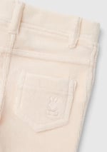 United Colors of Benetton Arka Cebi Tavşan İşlemeli Sahte Cepli Pantolon Kot Pantolon Bebek