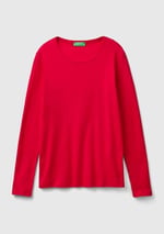 United Colors of Benetton Basic Bisiklet Yaka Uzun Kollu T-Shirt T-Shirt Kadın