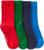 United Colors of Benetton Erkek Çocuk Karışık 4'lü Soket Çorap