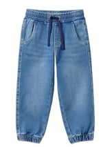 United Colors Of Benetton Erkek Çocuk Arka Cebi Logolu Lastik Paça Ağartılmış Denim Pantolon - Seçenekler: 4-5 Yıl, 12-18 Ay, 18-24 Ay