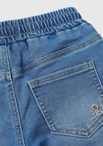 United Colors Of Benetton Erkek Çocuk Arka Cebi Logolu Lastik Paça Ağartılmış Denim Pantolon - Seçenekler: 4-5 Yıl, 12-18 Ay, 18-24 Ay