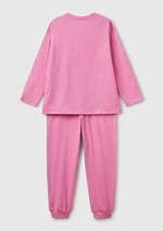 United Colors of Benetton Erkek Çocuk Pembe Logo Şeritli T-Shirt - Jogger Takım