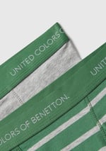 United Colors of Benetton Erkek Çocuk Lacivert-Mavi Bel Bandı Logolu 2'li Boxer Seti, 625A3VPS0X01J - Seçenekler: 4-5 Yıl, 7-8 Yıl, 18-24 Ay