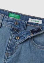 United Colors of Benetton Erkek Çocuk 5 Cepli Eco-Recycle Slim Fit Denim Pantolon