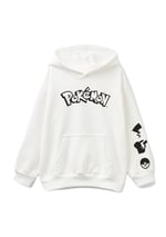 United Colors of Benetton Erkek Çocuk Pokemon Baskılı Önü Cepli Sweatshirt Sweatshirt