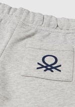 United Colors of Benetton Erkek Çocuk Benetton Logo Bermuda Sweat Şort