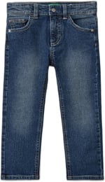 United Colors of Benetton Erkek Çocuk 5 Cepli Eco-Recycle Slim Fit Denim Pantolon