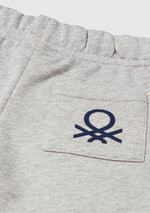 United Colors of Benetton Erkek Çocuk Benetton Logo Bermuda Sweat Şort