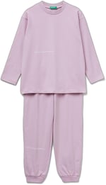 United Colors Of Benetton Erkek Çocuk Logolu Düz Renk Pijama Takımı - Seçenekler: 7-8 Yıl, 18-24 Ay