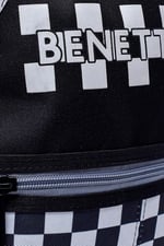 United Colors of Benetton Erkek Çocuk Anaokul Tekerlekli Çanta Seti BNT798320 Siyah-Beyaz STD