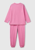 United Colors of Benetton Erkek Çocuk Pembe Logo Şeritli T-Shirt - Jogger Takım