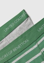 United Colors of Benetton Erkek Çocuk Lacivert-Mavi Bel Bandı Logolu 2'li Boxer Seti, 625A3VPS0X01J - Seçenekler: 4-5 Yıl, 7-8 Yıl, 18-24 Ay