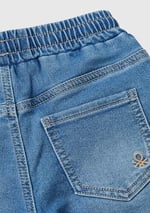 United Colors Of Benetton Erkek Çocuk Arka Cebi Logolu Lastik Paça Ağartılmış Denim Pantolon - Seçenekler: 4-5 Yıl, 12-18 Ay, 18-24 Ay