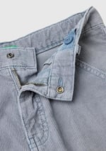 United Colors of Benetton Erkek Çocuk Havacı Mavi Arka Cebi Logo İşlemeli 6 Cepli Oversize Pantolon