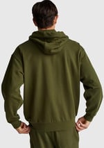 United Colors of Benetton Erkek%100 Pamuk Dar Kesim Fermuarlı Kapüşonlu Sweatshirt