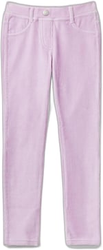 United Colors of Benetton Kadife Jegging Kız Çocuk Tayt, Lila, XL