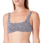 United Colors of Benetton Kadın Leopar Desenli Bikini Üst