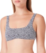 United Colors of Benetton Kadın Leopar Desenli Bikini Üst