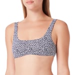 United Colors of Benetton Kadın Leopar Desenli Bikini Üst