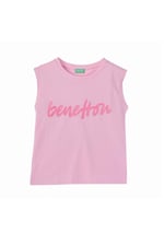 United Colors Of Benetton Kız Çocuk Atlet BNT-G21262 PEMBE 8-9 Yaş
