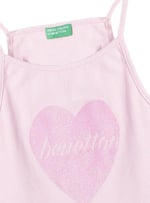 United Colors Of Benetton Kız Çocuk Atlet BNT-G21220 PEMBE 10-11 Yaş
