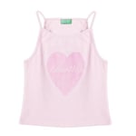 United Colors Of Benetton Kız Çocuk Atlet BNT-G21220 MAVİ 6-7 Yaş