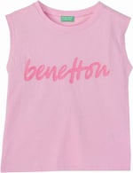United Colors Of Benetton Kız Çocuk Atlet BNT-G21262 PEMBE 8-9 Yaş