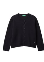 United Colors of Benetton Kız Çocuk Hırka, 225A126WC500X - Seçenekler: 6-7 Yıl, 7-8 Yıl, 8-9 Yıl, 10-11 Yıl