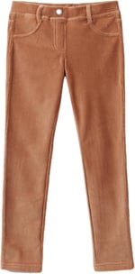 United Colors of Benetton Kız Çocuk Kadife Jegging Tayt
