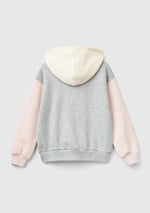 United Colors of Benetton Kız Çocuk Pembe Mix JACKET W/HOOD L/S