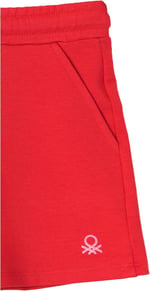 United Colors of Benetton Kız Çocuk Şort BNT-G282 KIRMIZI 10-11 Yaş