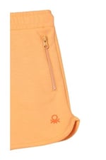 United Colors Of Benetton Kız Çocuk Şort BNT-G21278 Somon 7-8 Yaş