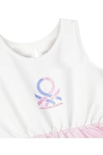 United Colors Of Benetton Kızn Çocuk Şort BNT-G21317 PEMBE 4-5 Yaş