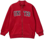 United Colors of Benetton Logo Baskılı Cepli Fermuarlı Kapüşonlu Dik Yaka Sweatshirt Kapüşonlu Sweatshirt Erkek çocuk