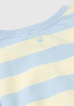 United Colors of Benetton Logo İşlemeli Renk Bloklu Beli Halter Yaka Atlet Atlet Kız çocuk