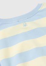 United Colors of Benetton Logo İşlemeli Renk Bloklu Beli Halter Yaka Atlet Atlet Kız çocuk
