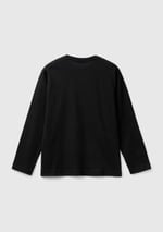 United Colors of Benetton Önü Çok Renkli Logo Baskılı Uzun Kollu T-Shirt T-Shirt Erkek çocuk