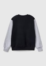 United Colors of Benetton Önü Logo Baskılı Ribanalı Sweatshirt Sweatshirt Erkek çocuk