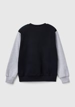 United Colors of Benetton Önü Logo Baskılı Ribanalı Sweatshirt Sweatshirt Erkek çocuk