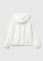 United Colors of Benetton Önü Su Bazlı Logo Baskılı Kapüşonlu Sweatshirt Kapüşonlu Sweatshirt Kız çocuk