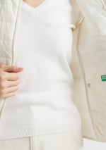 United Colors of Benetton Recycled Polyester Dolgulu Pufa Yelek Yelek Kadın