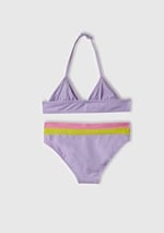 United Colors of Benetton Renk Bloklu Üçgen Kesim Bikini Takımı Bikini Kız çocuk