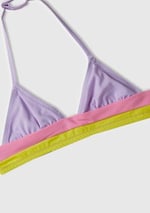 United Colors of Benetton Renk Bloklu Üçgen Kesim Bikini Takımı Bikini Kız çocuk