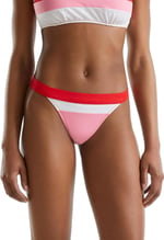 United Colors of Benetton Renk Bloklu Brezilya Modeli Normal Bel Bikini Altı Bikini Kadın