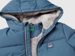 United Colors of Benetton Sol Göğsü Logo Yamalı Önü Cep Detaylı Fermuarlı Mont Mont Erkek Çocuk