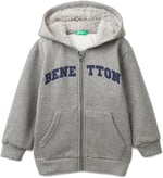 United Colors of Benetton Sol Göğsü Logo İşlemeli Normal Kesim Kapüşonlu Sweatshirt Kapüşonlu Sweatshirt Erkek çocuk